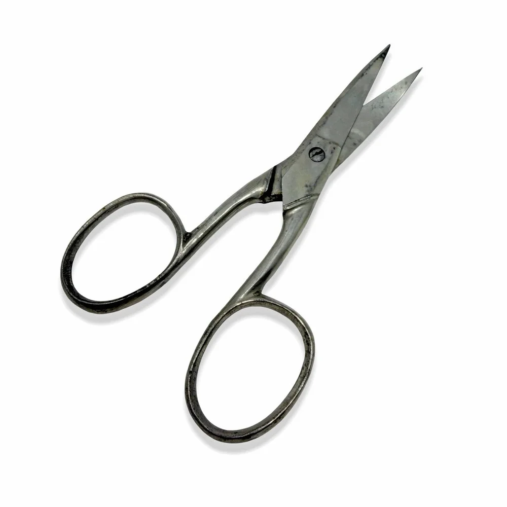 Vintage Small Steel Embroidery Sewing Scissors Pointed Thread Snips Shears